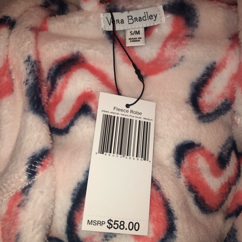 - V E R A B R A D L E Y • Fleece ROBE - Picture 6 of 8